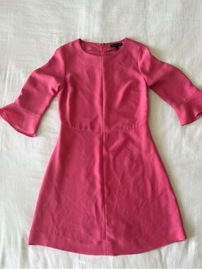 Banana Republic Hot Pink Crewneck Dress